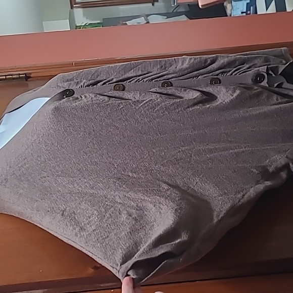 Rouched Batwing Cardigan - Picture 2 of 5